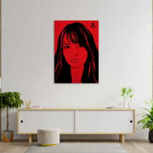 tableau japon portrait fuyuko